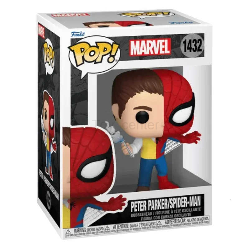 Disney FUNKO POP Original Iron Man Spider-Man Captain America Action Figure Toys for Boys Girls Kids Gift Collectible Model Ornaments H251127