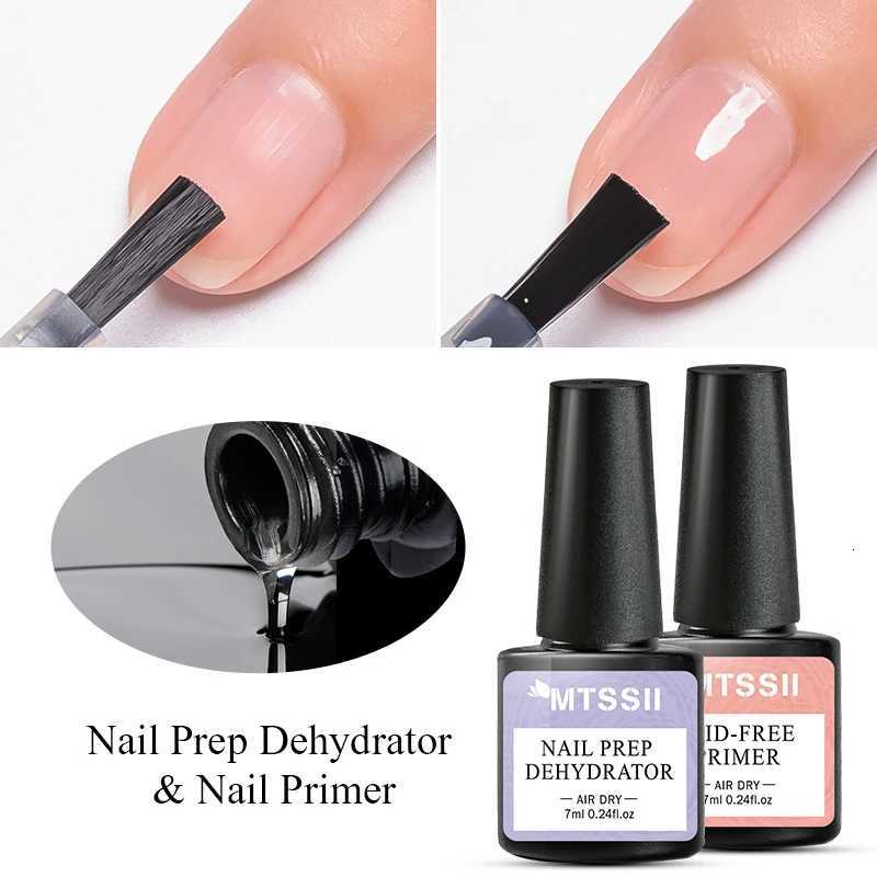 Mtssii 7ml Nail-Primer Prep Dehydrator Gel Nail Polish No Need Of UV LED Lamp Base Top Coat Nail Art Varnish ManicureT251127
