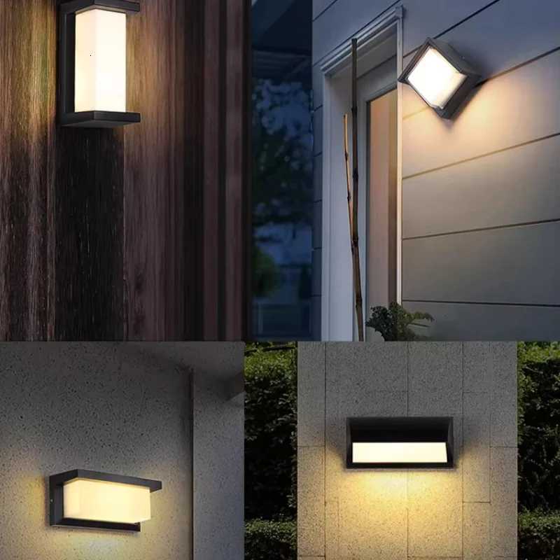 LED Wall Light Motion Sensor Outdoor Lighting Waterproof IP66 LED Porch Lights Balcony Garden Lights Outdoor Wall LampM251127