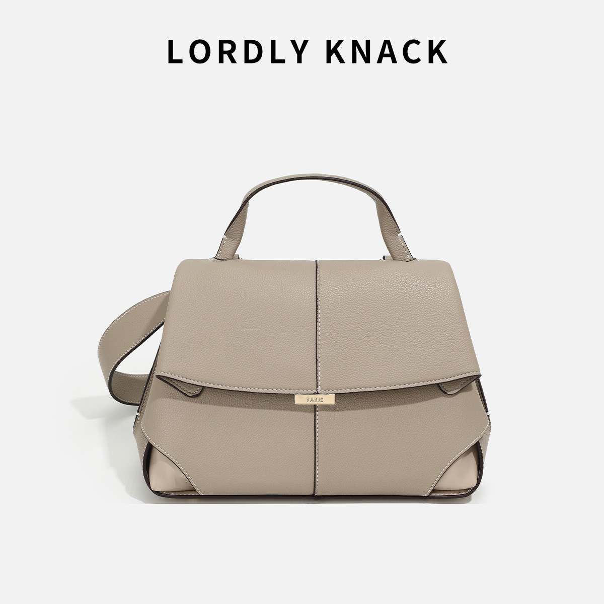 LORDLY KNACK Leather Backpack Handbag - Versatile High-Quality Fashion Knapsack for Women Z260224