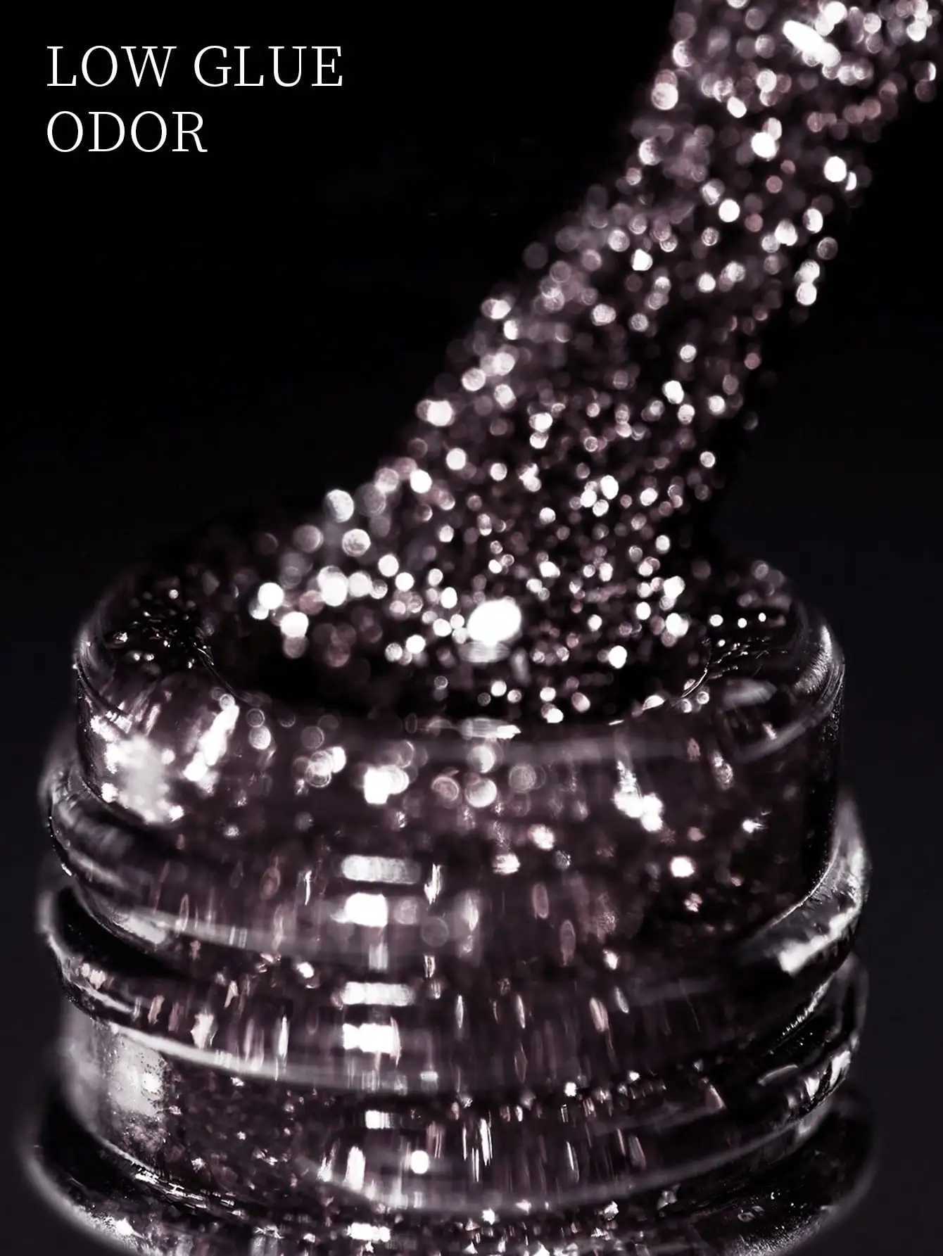 1pc 15ml Purple Broken Diamond Christmas Nails Autumn And Winter Gel Nail Polish Adhesive Burst Flash Maillard Broken DiamondT251127