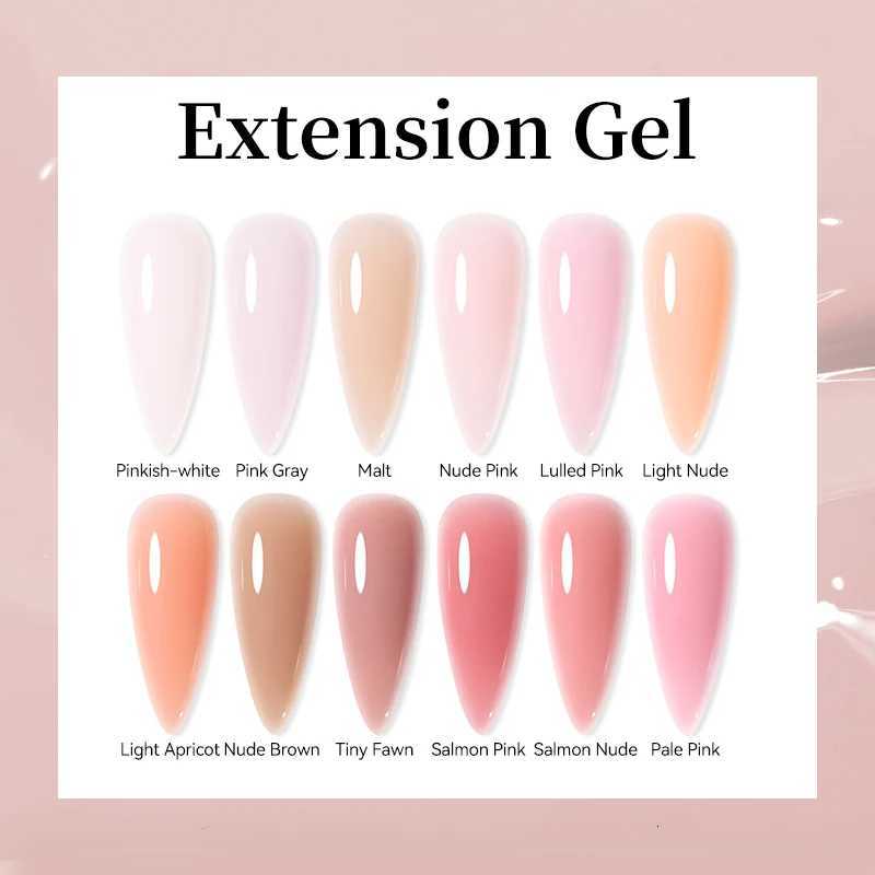 UR SUGAR 15ml Quick Extension Gel Nail Polish Nude Pink French Semi Permanent Soak Off UV Construction Gel Nail Art ManicureT251127