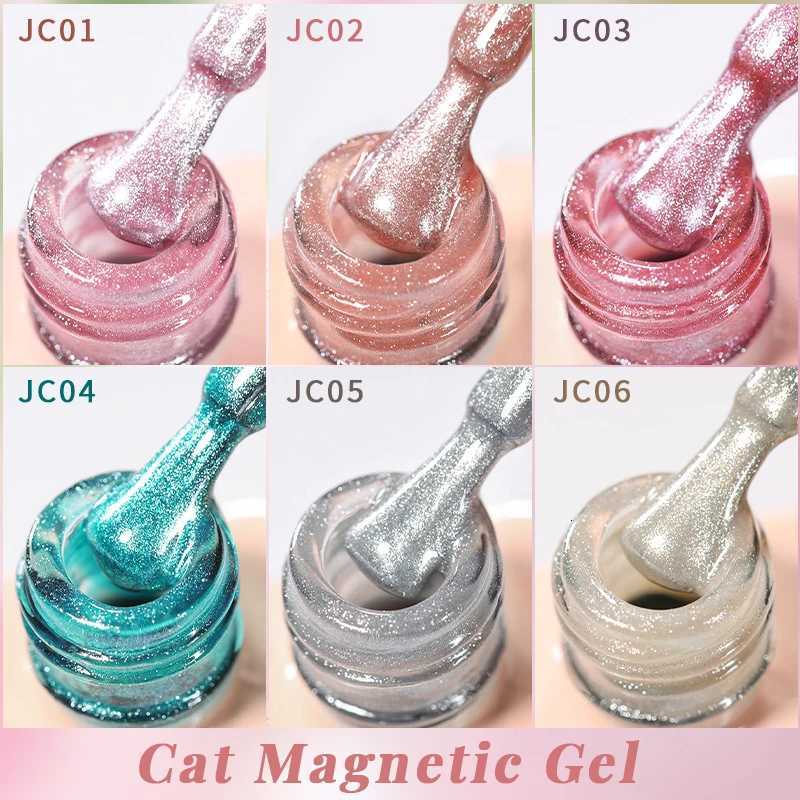 UR SUGAR 15ml Jelly Pink Cat Magnetic Gel Nail Polish Glitter ICE Soak Off Ceramic UV Gel Semi-permanent Nail Supplies ManicureT251127