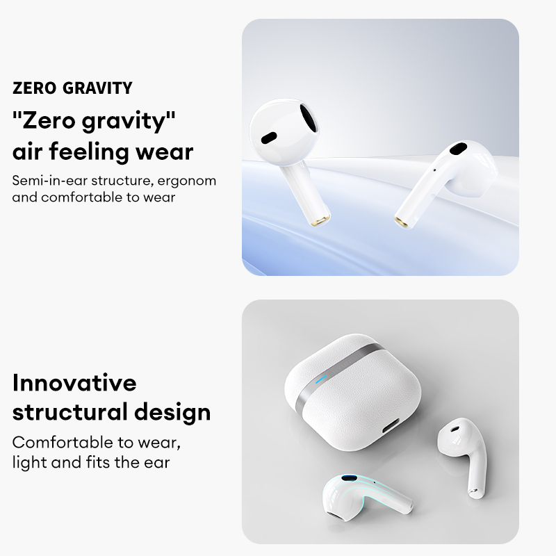 HYUNDAI HY-T02 Pro HD Call Earphones 24h Long Battery Life In-Ear Wireless Bluetooth 5.4 Headphones IPX5 Waterproof