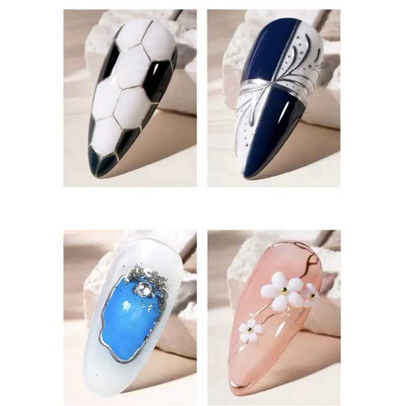 New Metallic Draw Painting Gel Polish Nail Art Soak Off Gel Nail Polish Flower Drawing Gold Silver Mirror Glitter UV Gel 5mlT251127