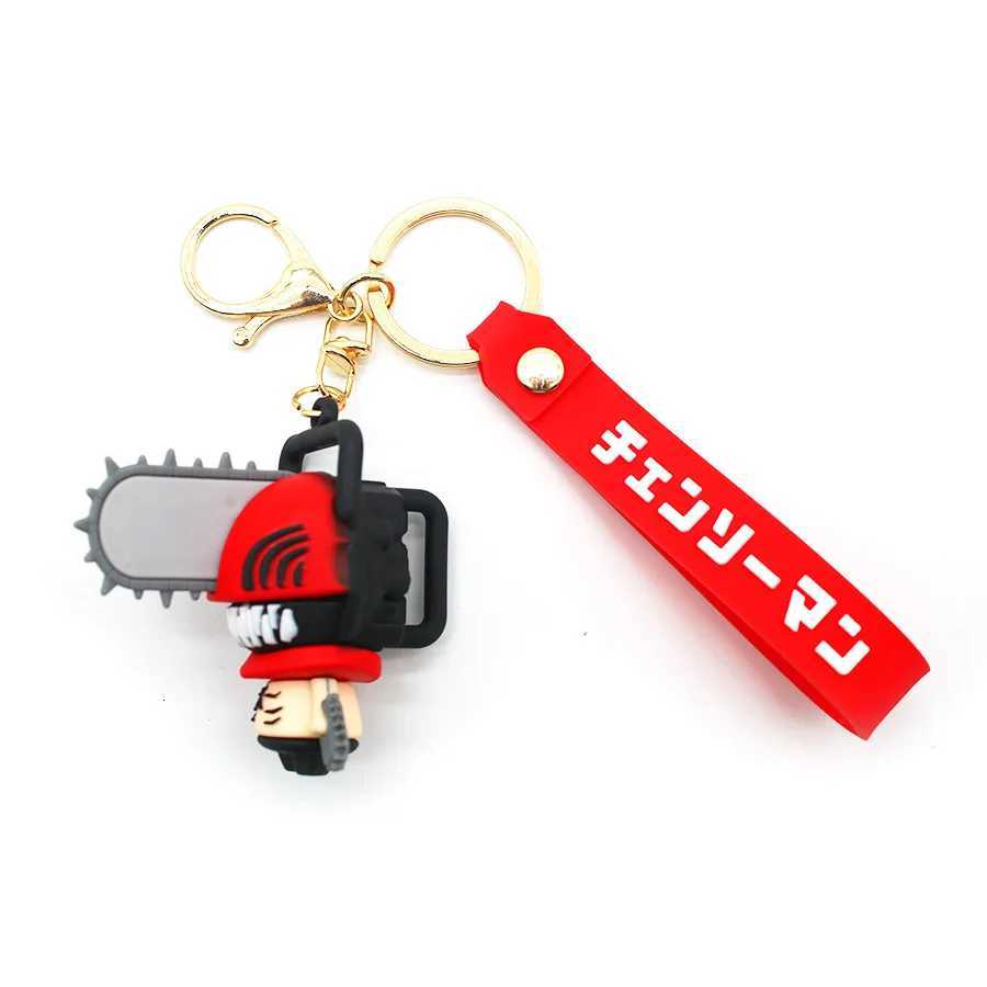 Chainsaw Man Keychains Cartoon Anime Keyrings Doll Pendant Keyholder Toys AccessoriesT251127