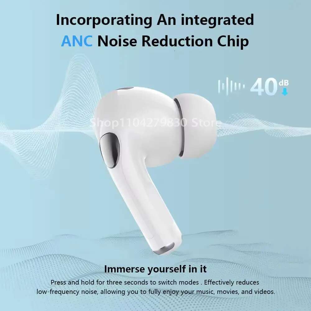 New 2025 Air Pro TWS Charging Wireless Headphones Noise Reduction In Ear Immersive HIFI Sound Headsets for Android ios