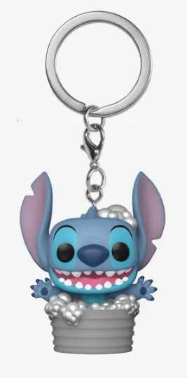 Disney Stitch Scrump Angel Vinyl Keychain Action Figures Collection Model Toys H251127