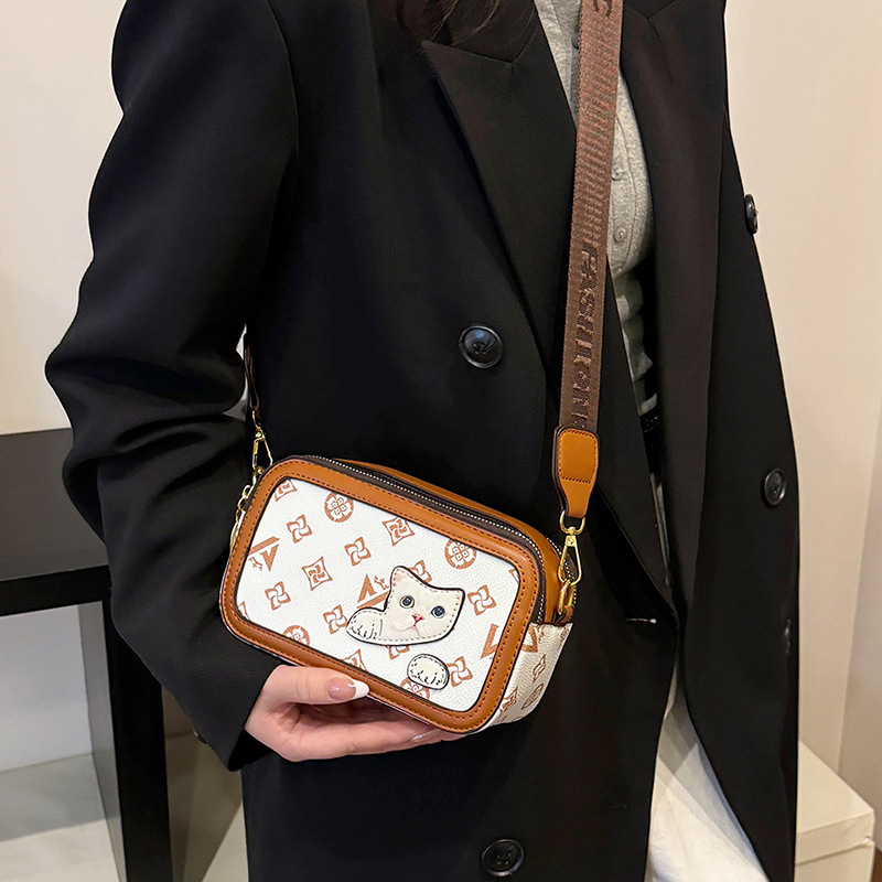 Designer Bag Luxury Bag Hot Free Shipping Designer Shoulder Bags Shoulder Bag Fashionable Versatile Crossbody For Woman Brown Vintage Flap Packet
