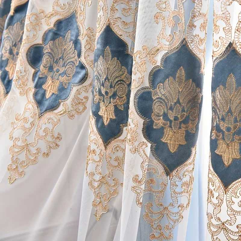 Curtain Christmas 1pc Boho Embroidered Gauze Curtain - Sun Protection and Breathable Living Room and Bedroom Decor Y251126