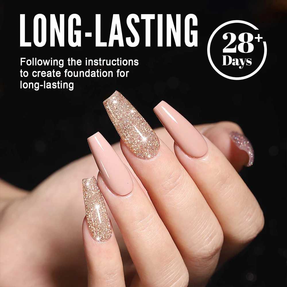2024 New YOKEFELLOW 10ML Reflective Glitter Gel Nail Polish Soak Off UV Gel Varnish Colorful Brown Nail Gel Polish For ManicureT251127