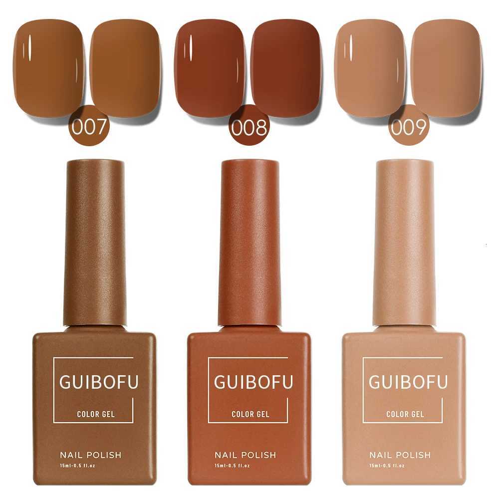 3Pcs/Set Gel Nail Polish Set Fall Shine Finish Semi Permanent Glitter Sequins Nail Polish Set Kit Soak Off Uv Varnish Nail ArtT251127