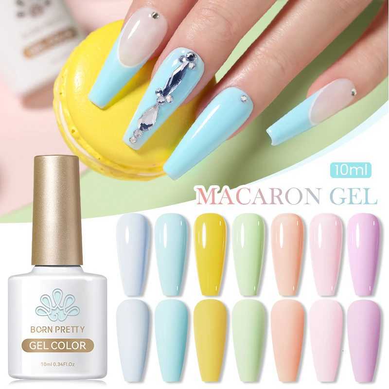 BORN PRETTY 10ML Macaron Gel Nail Polish All For Manicure Semi Permanent Varnishes Soak Off Gel UV LED Base Top Coat GelT251127