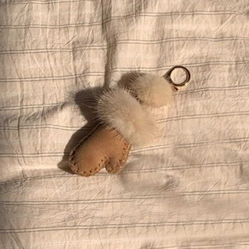 New Fashion Fur Plush Mini Glove Pendant Jewelry Bag Decoration Small Gloves Keychain Hanging Charm AccessoriesT251127