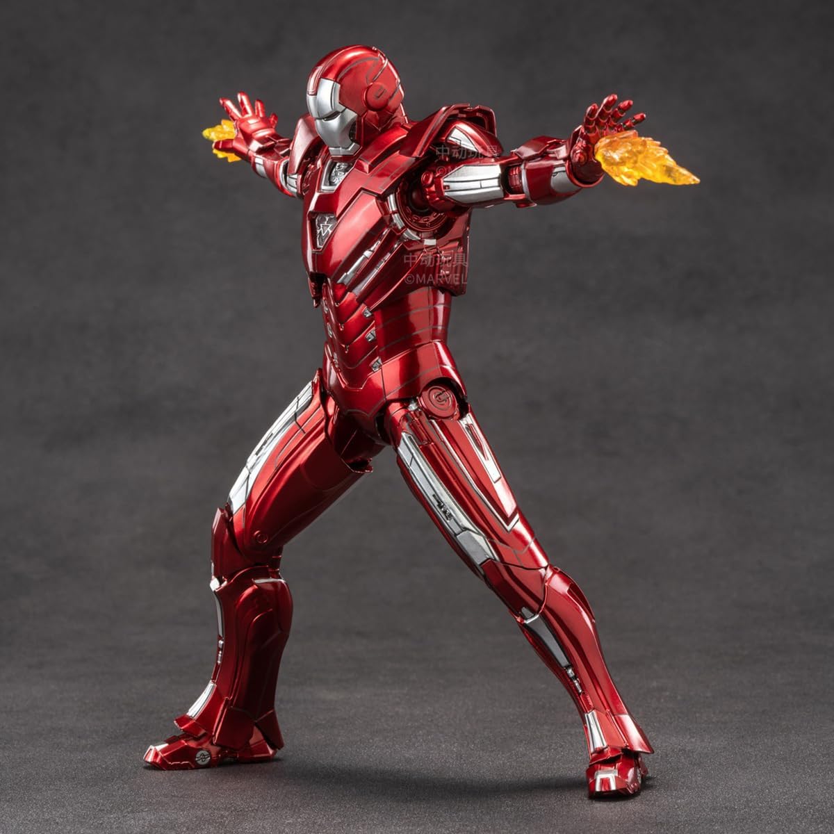 Authentic authorization Marvel ZD Toys Iron Man MK33 Model 7inches Action Figures Tony Stark Iron Man 1/10 Avengers Genuinely Collect Model Ornaments 