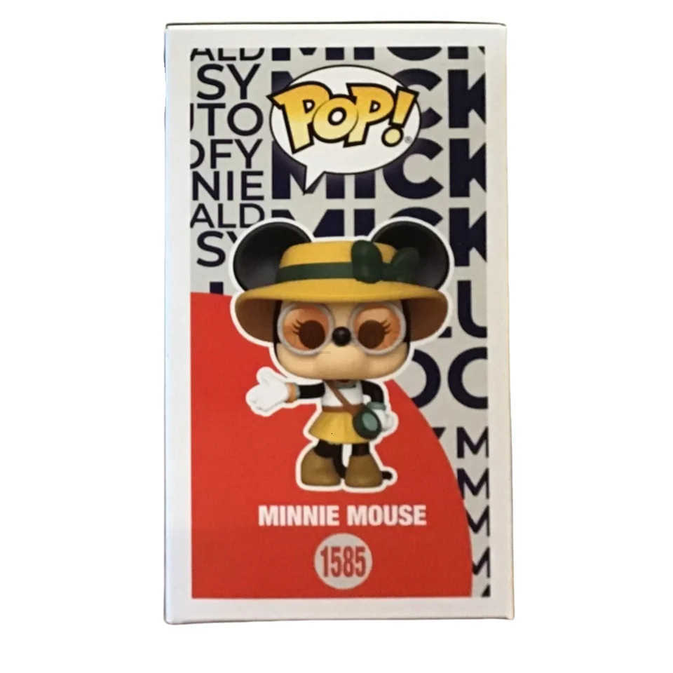 Disney Funko Pop Mickey And Friends Minnie Mouse 1585 Vinyl Figures Model Collectible Q Version Action Figure Statue Doll Toy Kid Gift H251127