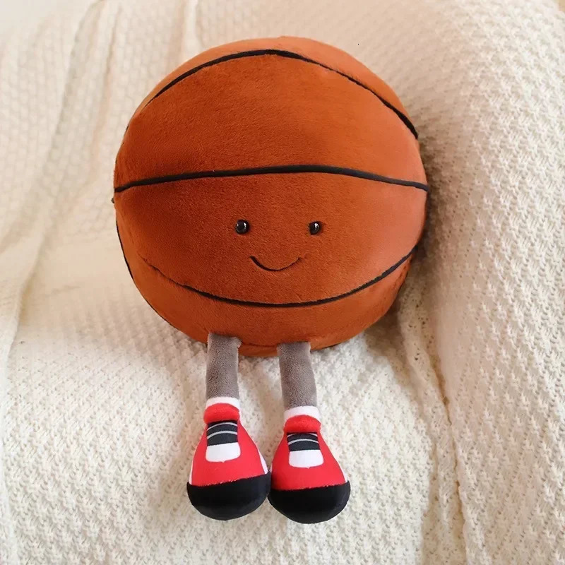 cm football doll basketball plush toy creative football doll pillow pet ball dog and cat interactive toy 251126