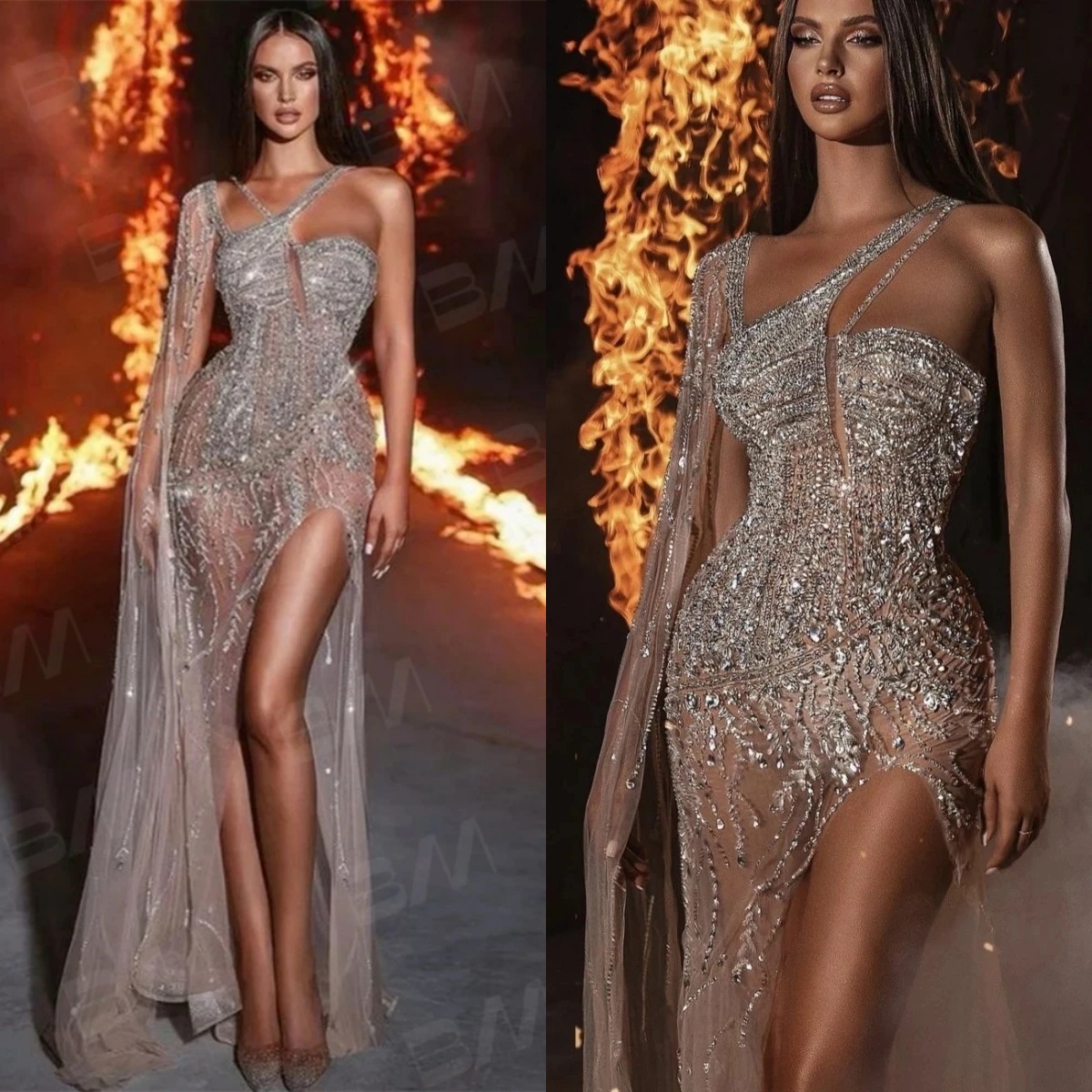 Sexy One Shoulder C… - image