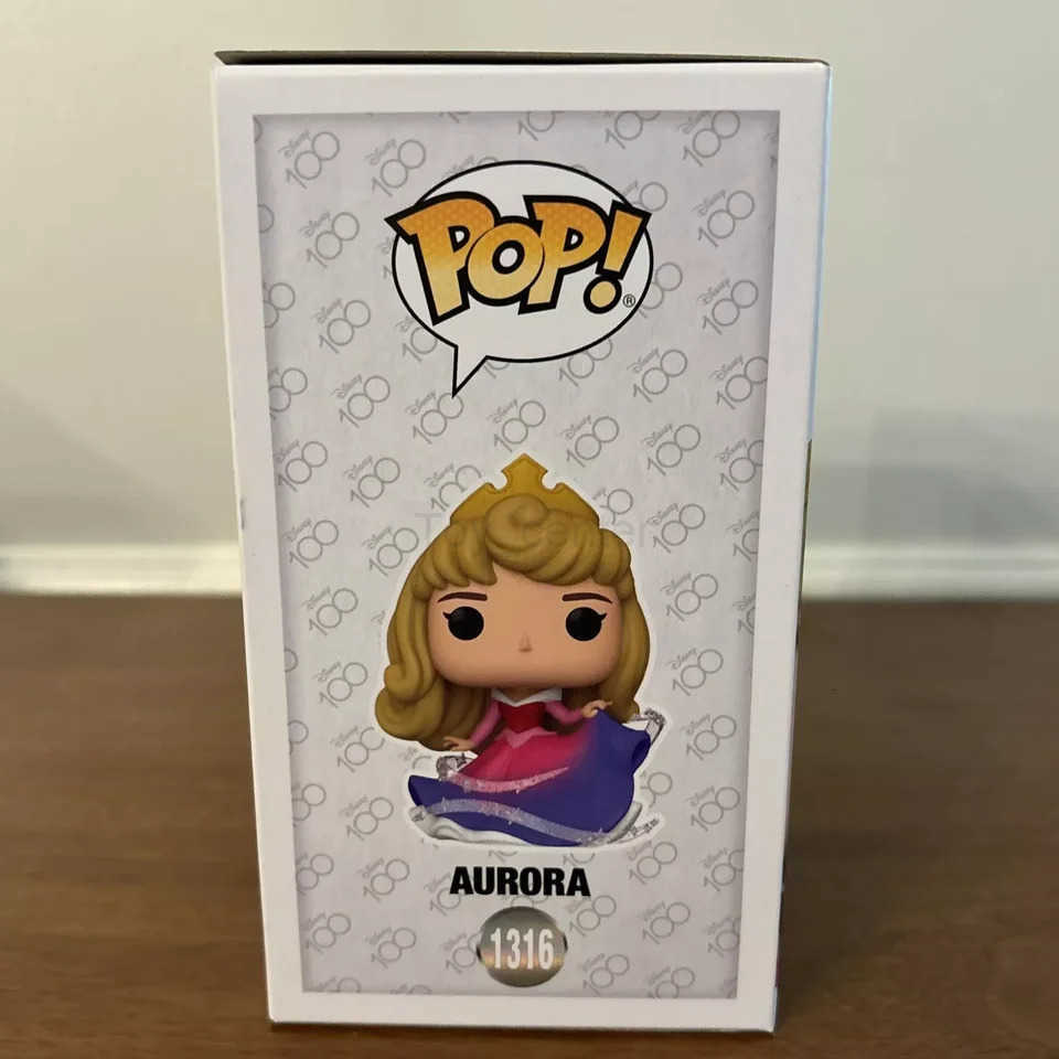 Disney Funko Pop Figure Sleeping Beauty Aurora 1316 Figurine Disneys 100th celebration Vinyl Figure Limited Edition Model Toy Gift H251127