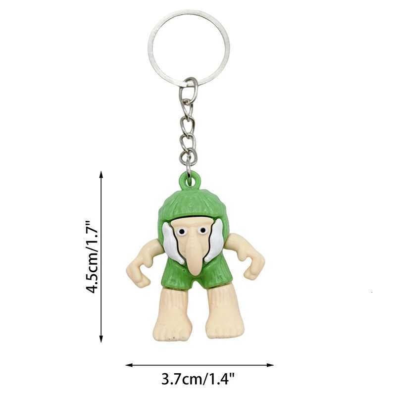 Tralalero Tralala Key Chain Anime Tungtung Sahur Brainrot Car Keys Ring Action Figures Toys Keychains Bags Pendant Decor GiftT251127