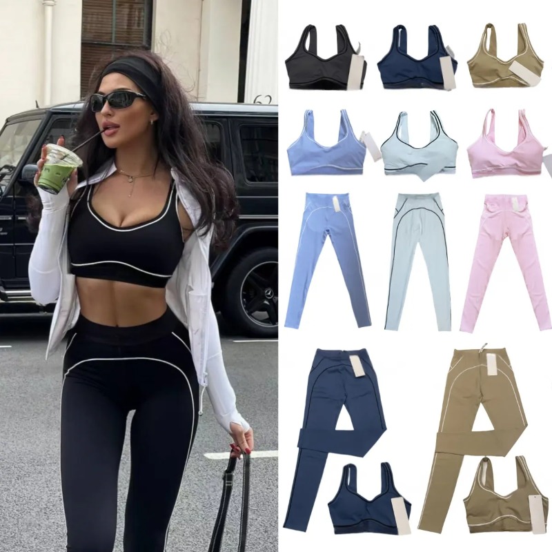 Yoga set yoga pants fitness sportswear sports bra leggings slimming and slimming elastic breathable tight yoga suit pilates women's clothing