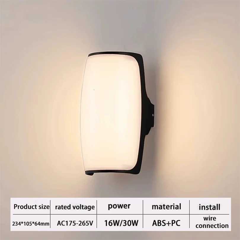 LED outdoor lights waterproof IP66 AC85-265V Motion Sensor light led outdoor wall light outdoor lighting outdoor wall lampM251127