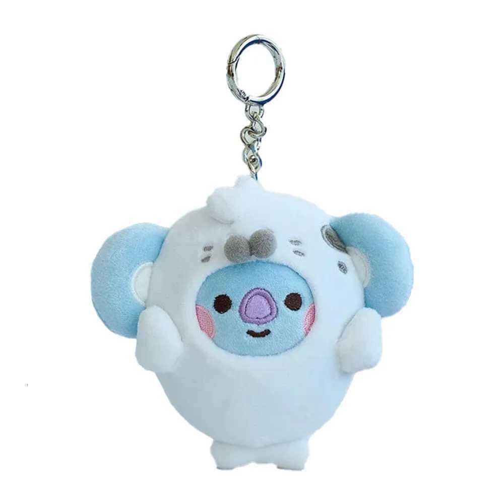 NEW 10CM BT21 Popular Anime Kawaii Cooky Tata Rj Mini Keychain Pendant Ocean Friends Doll Bag Pendant Ornament GiftT251127