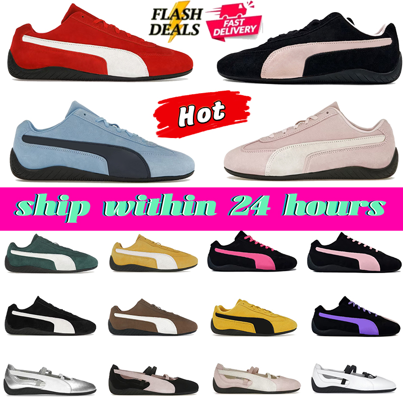 Chaussures de créateurs Femmes ballet appartements Allemagne Speedcats Sneakers Pumais Casual Runner Sneaker Ballerina Womens Driving Flat