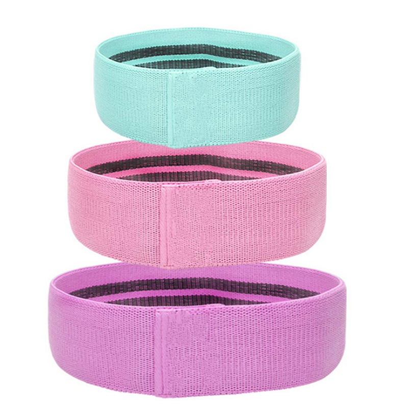Resistance Bands Yoga Belt Exercise Loops Non Slip Fabric Elastic Belts Stretching,Home Fitness,Yoga/Pilates Training Fitness Workout Leg Shaper