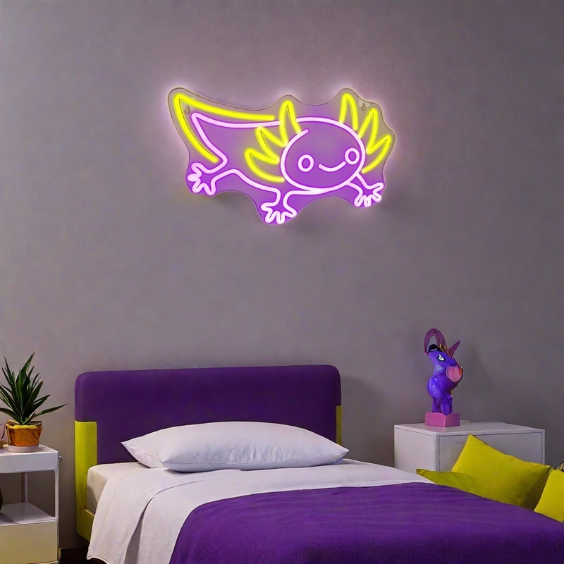 Neon Sign,Anime Neon Sign,Man Cave Decor for Men,Neon Light for Wall,Anime Kawaii Led Decor,USB Powered Led for Home Wall Decor,Boys Room
