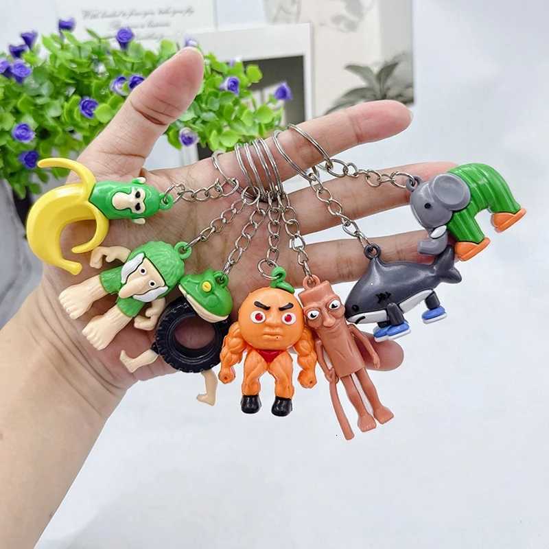 Tralalero Tralala Key Chain Anime Tungtung Sahur Brainrot Car Keys Ring Action Figures Toys Keychains Bags Pendant Decor GiftT251127