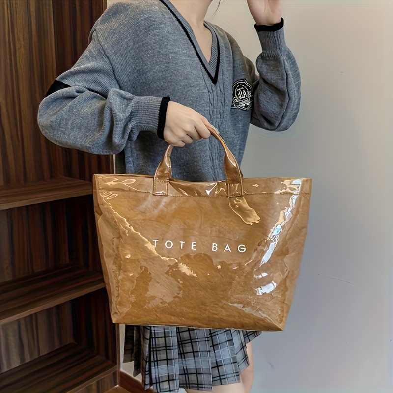 A very cost-effective large-capacity tote bag, handbag, the first choice for travel and shopping. 3 colors to choose from.