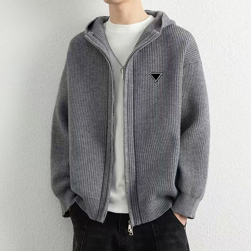 sweater Designer Men's Sweater Soft Base Cashmere Winter Fashion Knitted Hoodie Top Men's Knitted Sweater