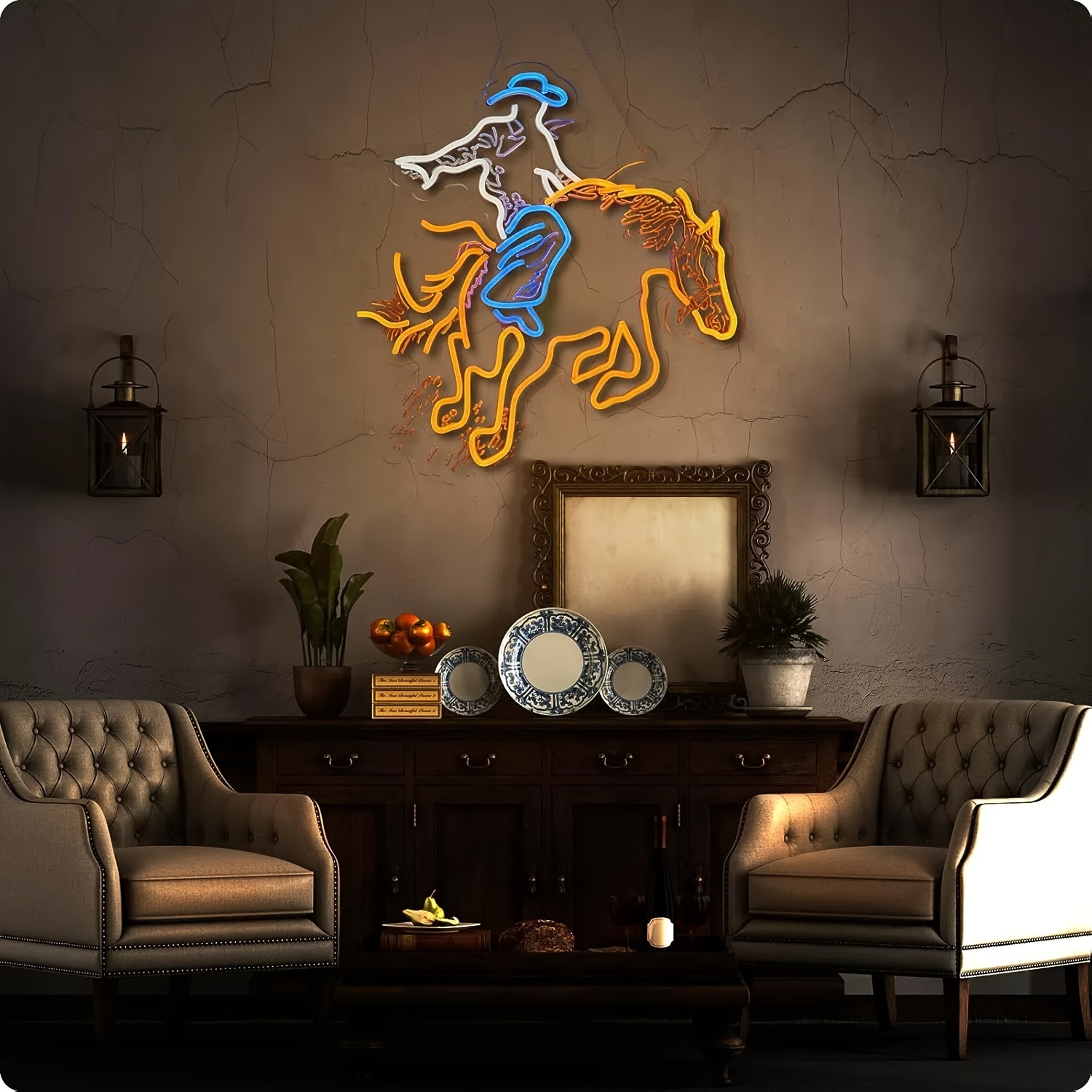 Urban Style Neon Party Sign: Perfect Gift for Birthdays & House Parties