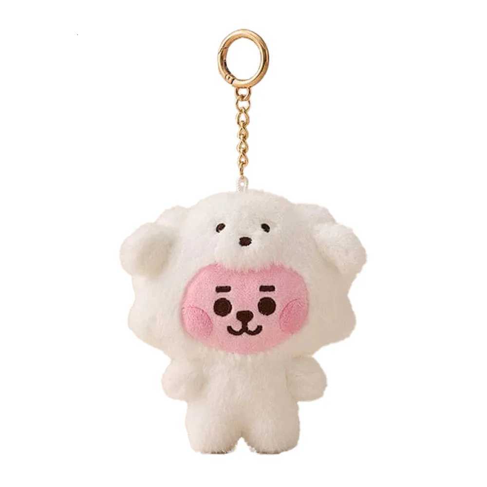 Anime Kawaii BABY Zoo Series Plush Doll Keychain Cute Cartoon Doll School Bag Pendant Decoration Birthday Gift Line FriendsT251127