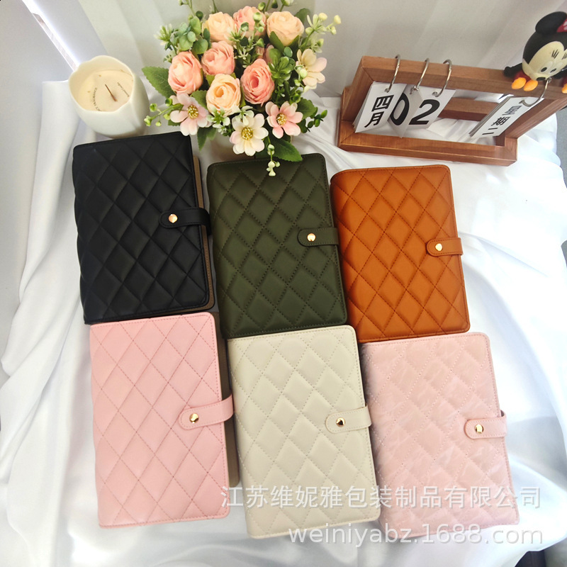 Domikee original leather hardcover binder spiral notebooks and journal stationery,personal binder agenda planner organizer A5A6 220224