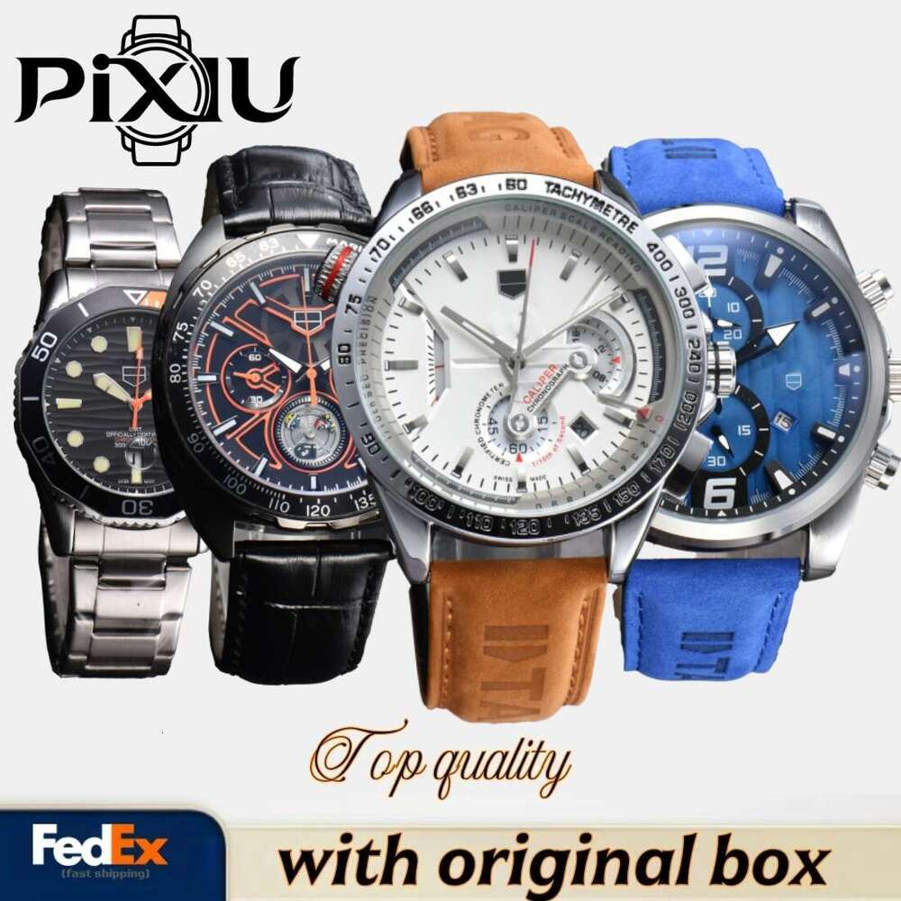 Tagly Heuerers Watch 2025 Mens Watch Luxury Designer Watch With Chronograph And Luminescent Features Free Shipping With Box Quartz Movement Montre