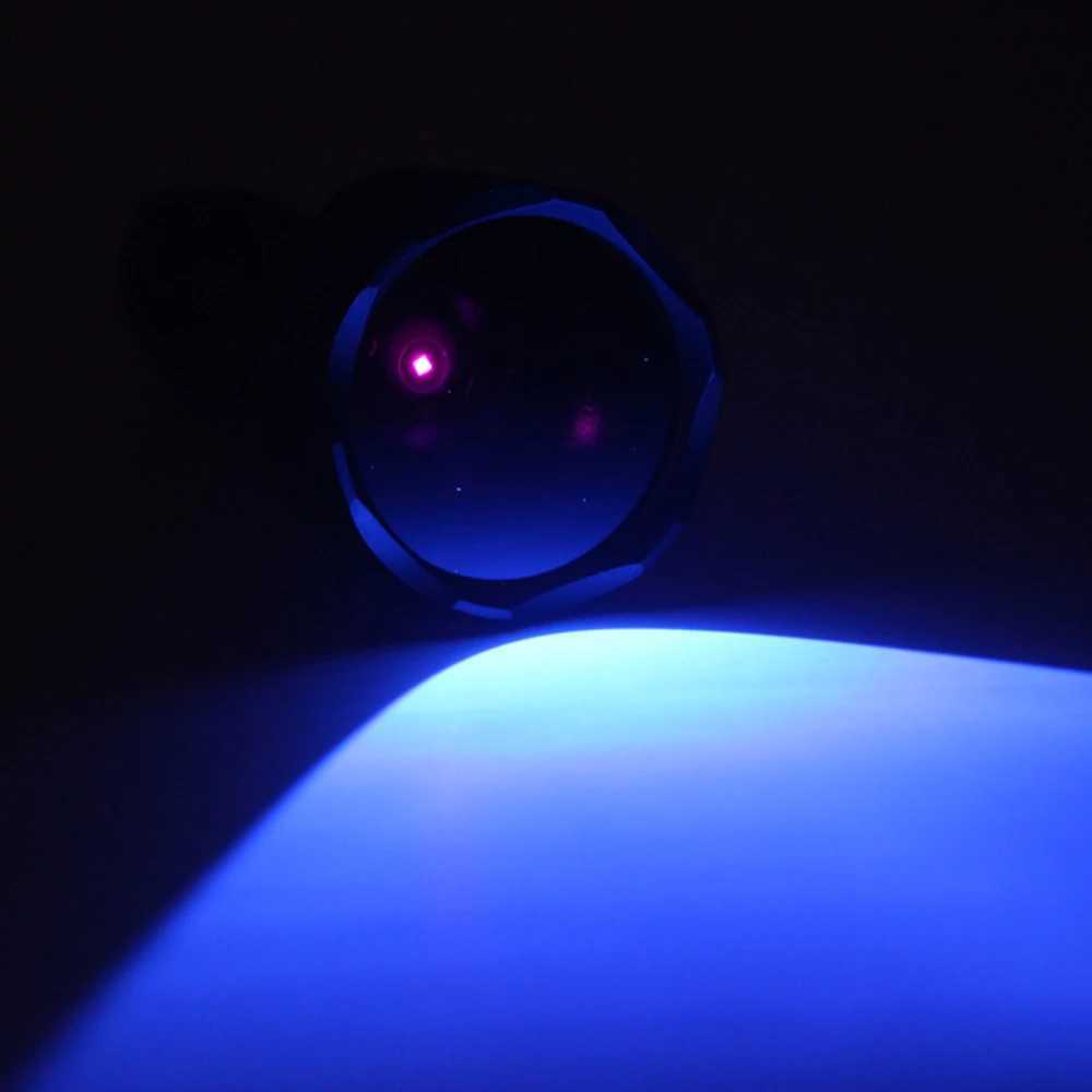 C8 High power 365nm UV Flashlight Blacklight Rechargeable Curing Cat Dog Stain Marker Ore Money Scorpion fluorescent Check Lamp K251127