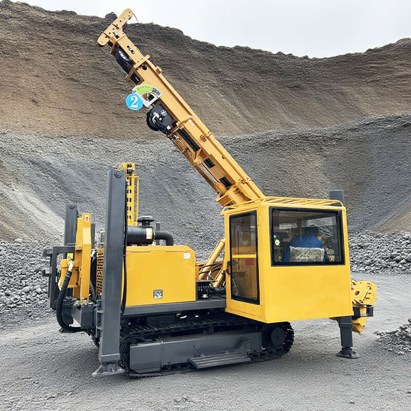Reverse Circulation Drilling Rig Mining Air Lift Deep Hole Survey High Efficiency Drill Rig with Compressor