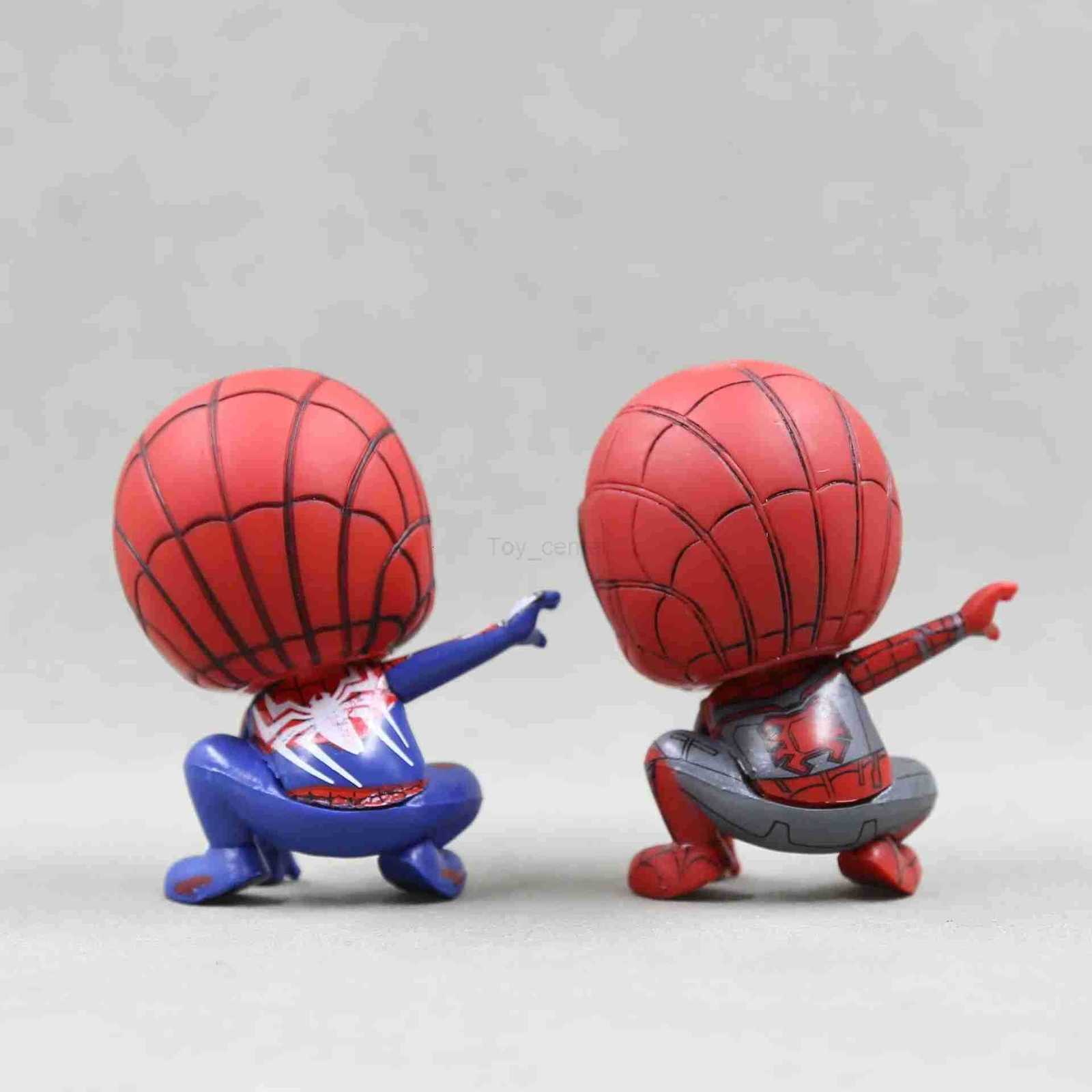 Disney Marvel Avengers Spider Man Cute Action Figure Posture Anime Decoration Collection Figurine Toy Model Ornaments Children Gift H251127