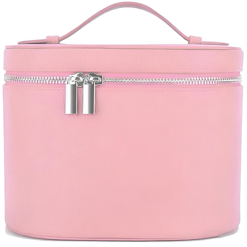 Cross-Border Bestseller Cosmetic Bag Waterproof Toiletry Pouch with Built-in Eyebrow Pencil Strap Divider for Women's Large Capacity Multi-Functi
