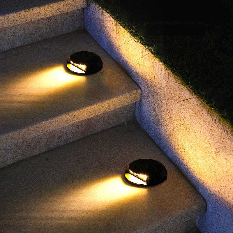 Outdoor Waterproof Footer Light Patio Garden Wall Corner Lighting Trail light Surface mounted Ground light Walkway lightM251127