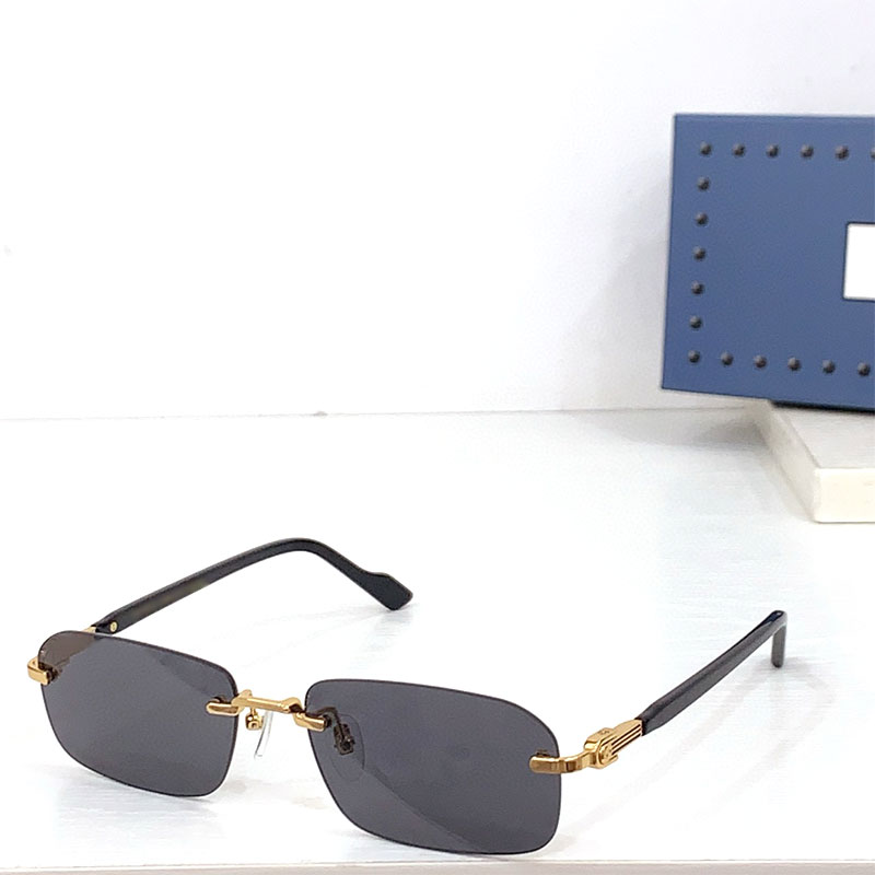 New fashion designer designed for men and women GG1221 texture ultra good UV400 retro full frame sunglasses with glasses case