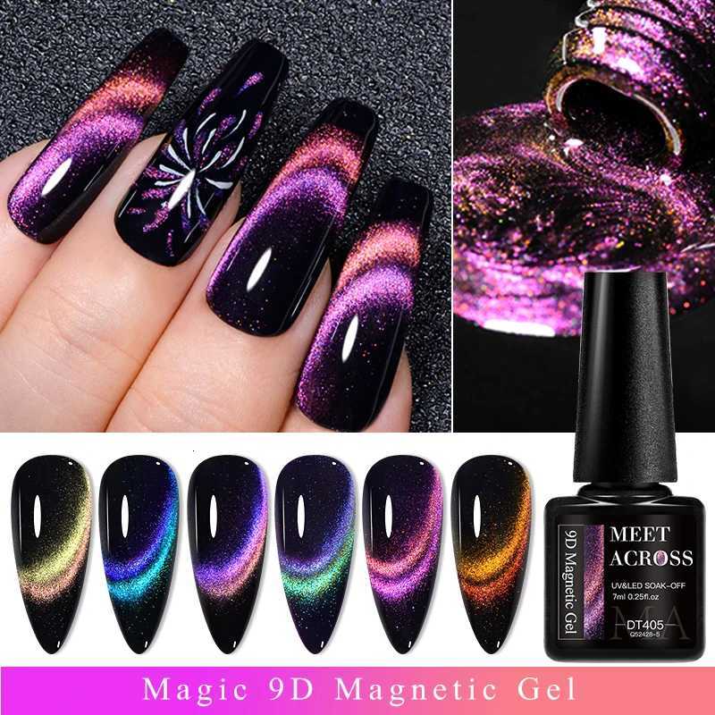 12pc Cat Magnetic Nail Gel Polish Set HEMA Free Moonlight Glitter 9D Magnetic Nail Supplies Vernis Long Lasting UV/LED ManicureT251127