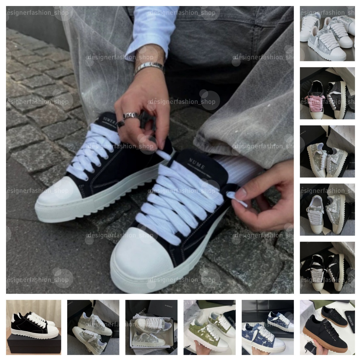 Top Designer Numeris Atelier Sneakers Shoes Women Men Canvas Leather Casual Walking Rubber Sole Daily High Quality Comfort Couple skatebording with box Eur36-47