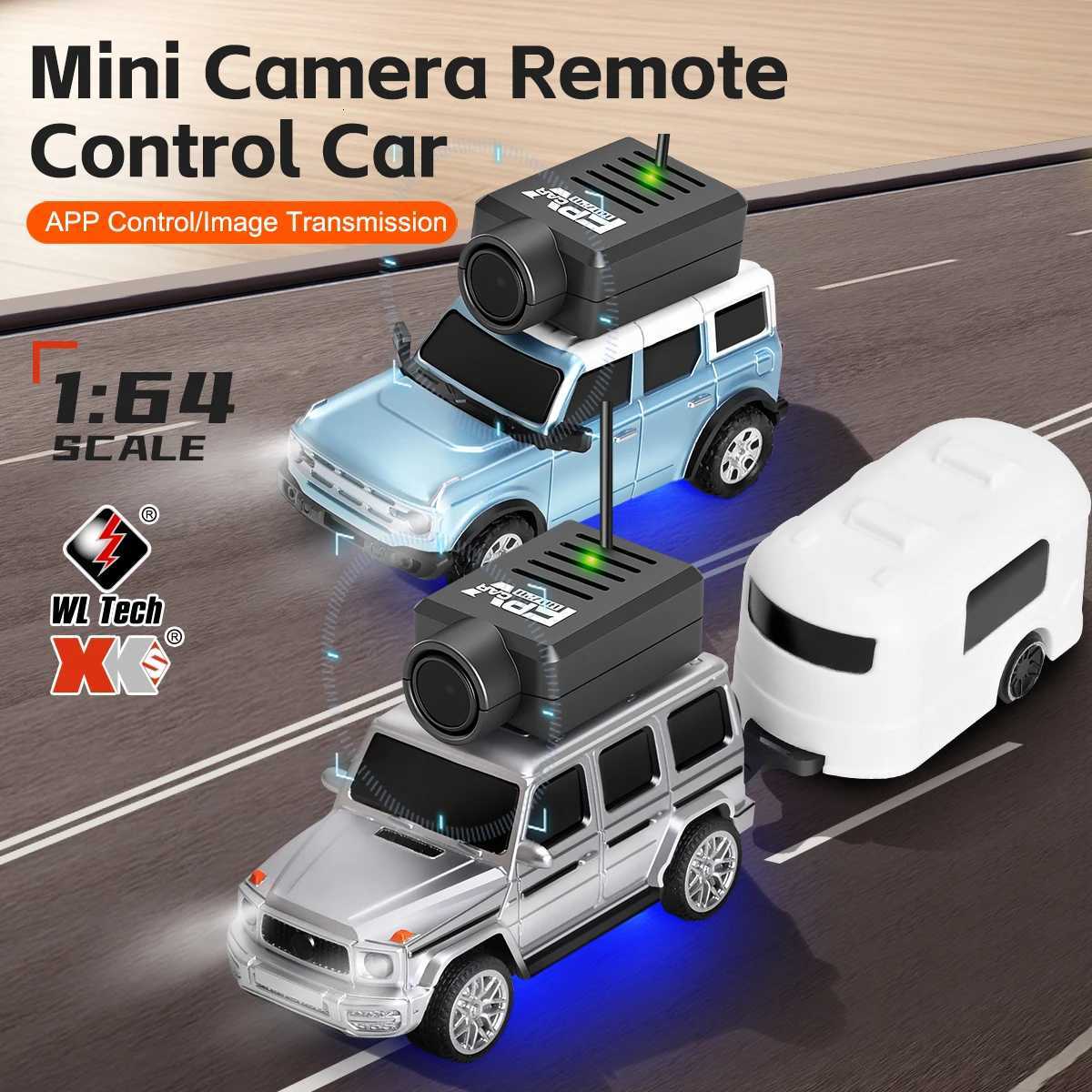 WLtoys 1/64 Mini RC Car with 720P FPV Camera Wifi APP Control 24G Reomte Contorl Racing Vehicle Toy for Children 6405 6406 Y251127