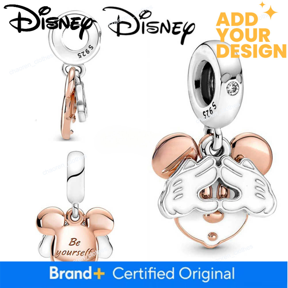 Disney 100th custom Princess Pumpkin Cart Mickey Minnie Dumbo Charm Stitch Beads Fit Original Brand Bracelets DIY Jewelry Gifts Toy W20250712