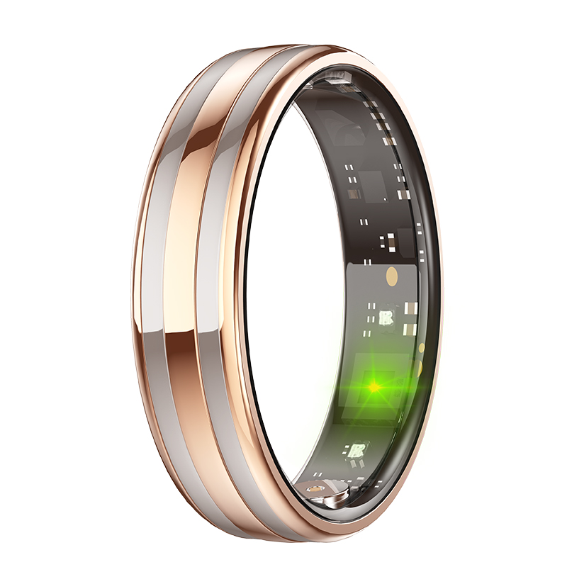 Hot HR02 Health Smart Rings Waterproof Heart Rate Sleep Monitor APP Control Business Smart Ring With Charging Case