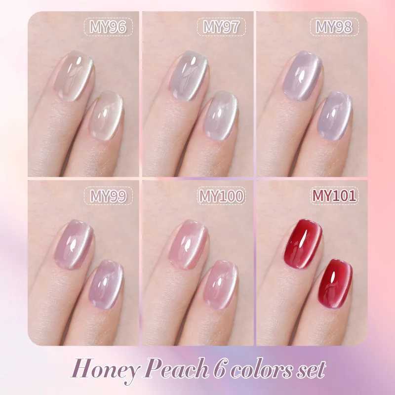 BORN PRETTY Sparkling Glass Bead Cat Magnetic Gel Nail Polish Flash White Spar Red Color Semi Permanent Soak Off UV Gel VarnishT251127