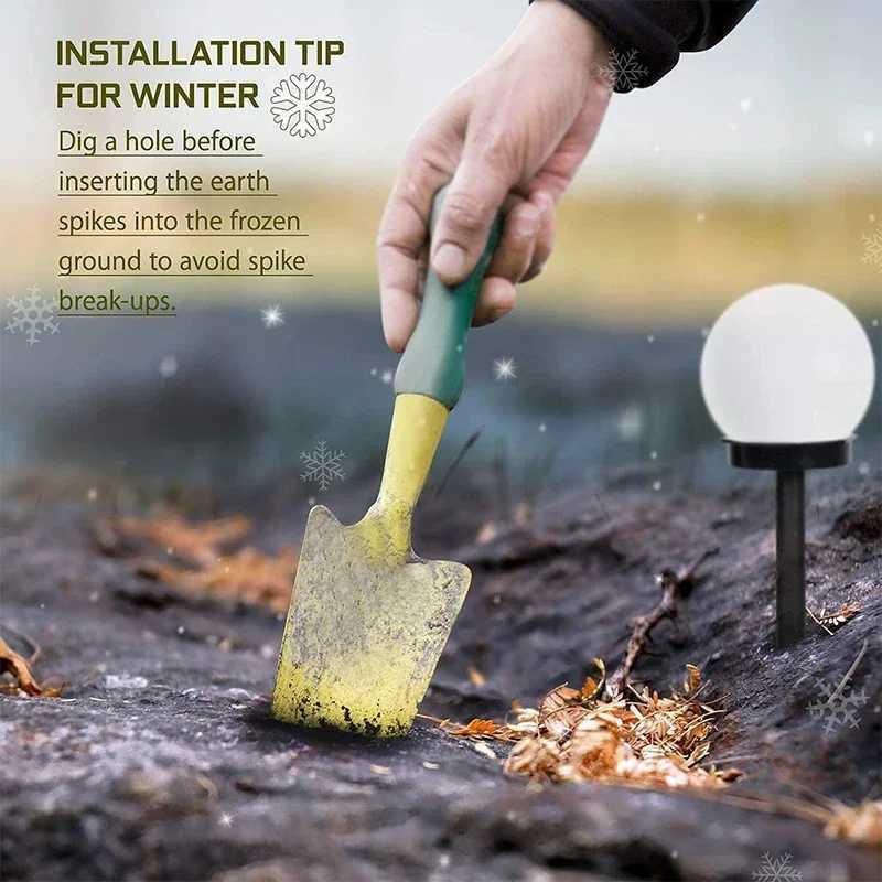 3/6/9/12Pack Solar Powered LED Bulb Lamp Energy Light Waterproof Outdoor Garden Decoration Ball Lights Lawn Yard Pathway LampM251127